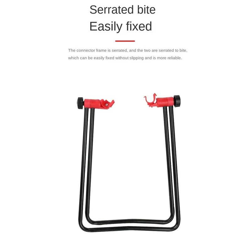 Mountain Bike Triangle Vertical Parking Rack Road Bike U-Shaped Repair Rack Folding Repair Rack Cycling Equipment