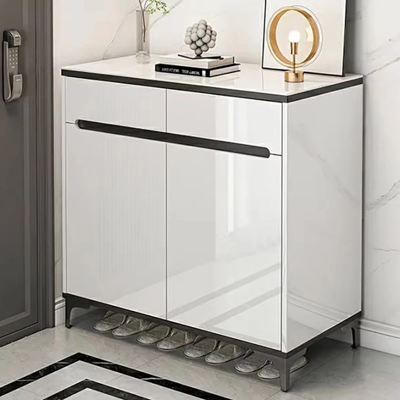 Double Entryway Shoe Cabinets Wooden Organizer Luxury Simple Shoe Cabinets Storage Waterproof armarios de dormitorio furniture image 3