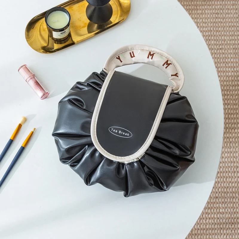 حقيبة مكياج للسفر برباط مقاومة للماء وحقيبة تخزين محمولة ذات سعة كبيرة #4