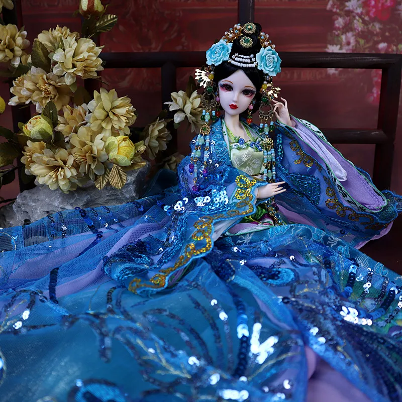 

Chinese Style Original Handmade Doll Ancient Costume Wu Meiniang 30cm Tang Dynasty Princess Palace Doll Guifei Zhaoyi Doll ZE411