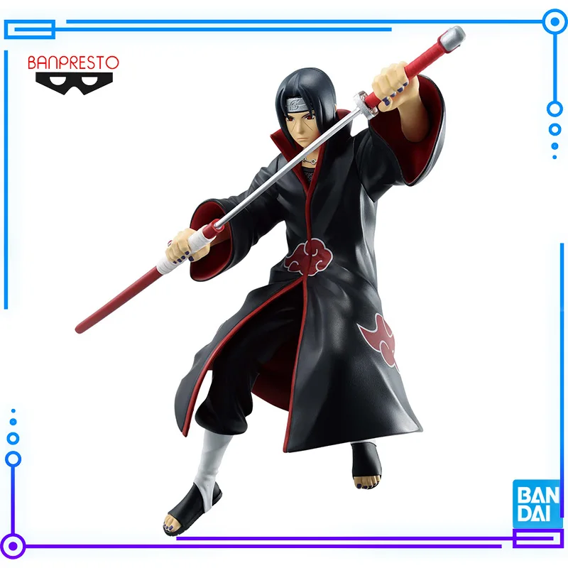 

Оригинальная Подлинная Экипировка Bandai BANPRESTO Naruto Shippuden NARUTOP99 Uchiha Itachi 16 см, аниме коллекции, подарок на день рождения