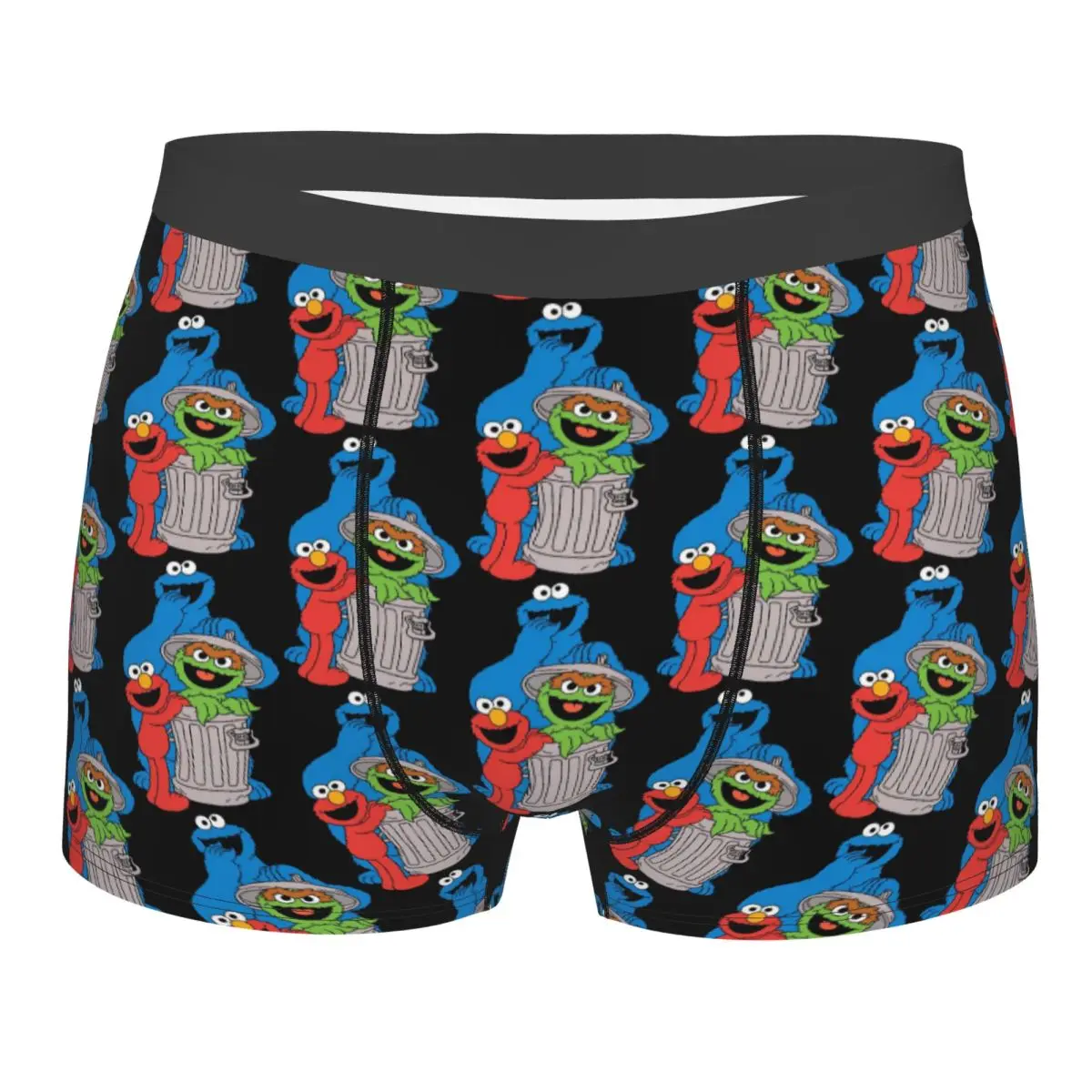 Custom Cookie Monster Television Programs Boxers Shorts Men Briefs Underwear Cool Underpants