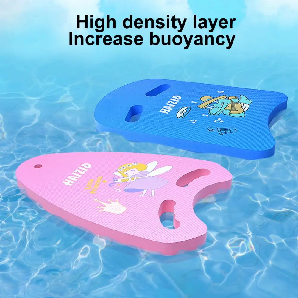 Kickboard per nuoto per bambini Aiuto per l'allenamento del nuoto con fori per corrimano Tavola da nuoto per cartoni animati per feste estive in piscina