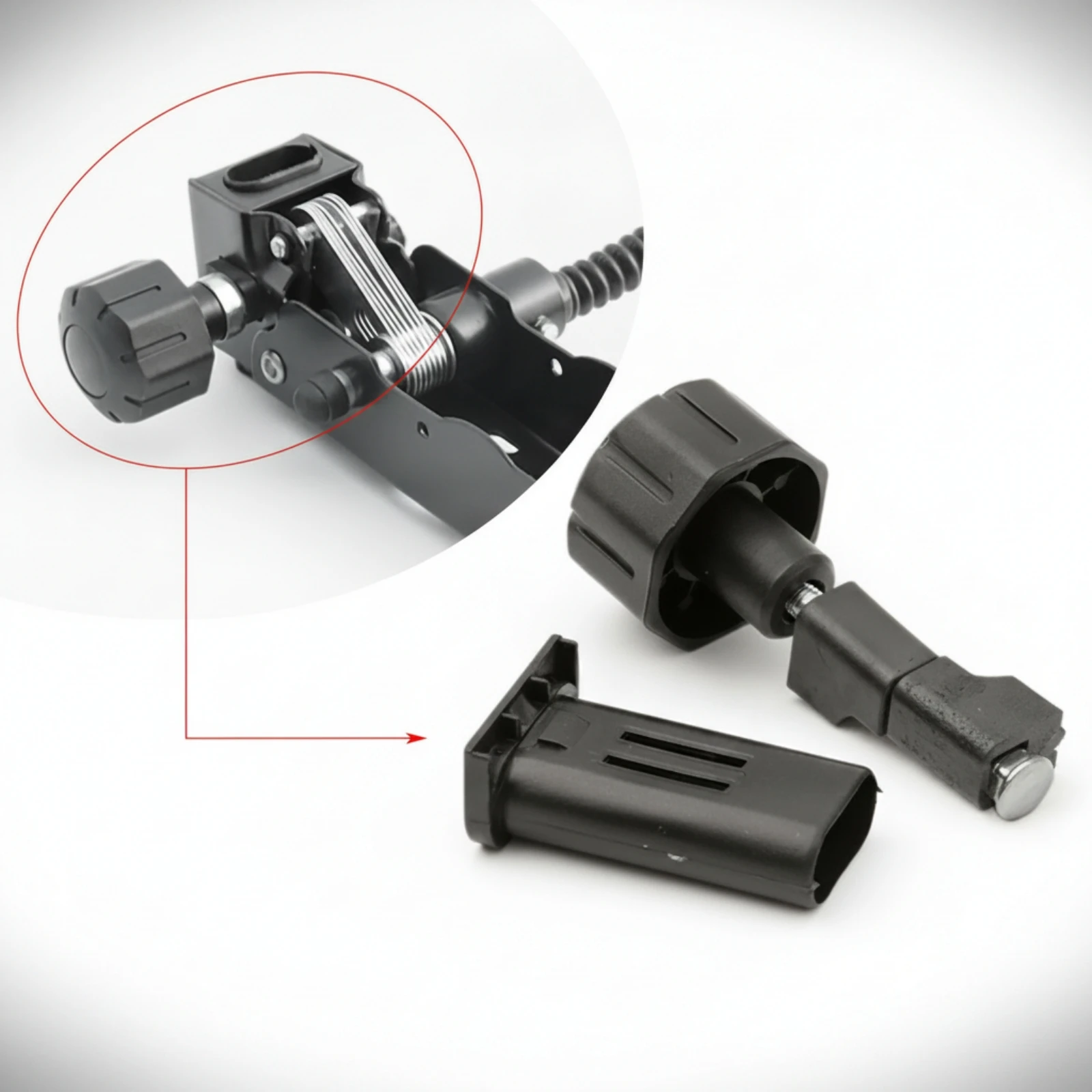 Chair Backrest Connector Reclinable Backrest Fastening Assembly Fastener Clamp-Style Cylindrical for Furniture Restoration