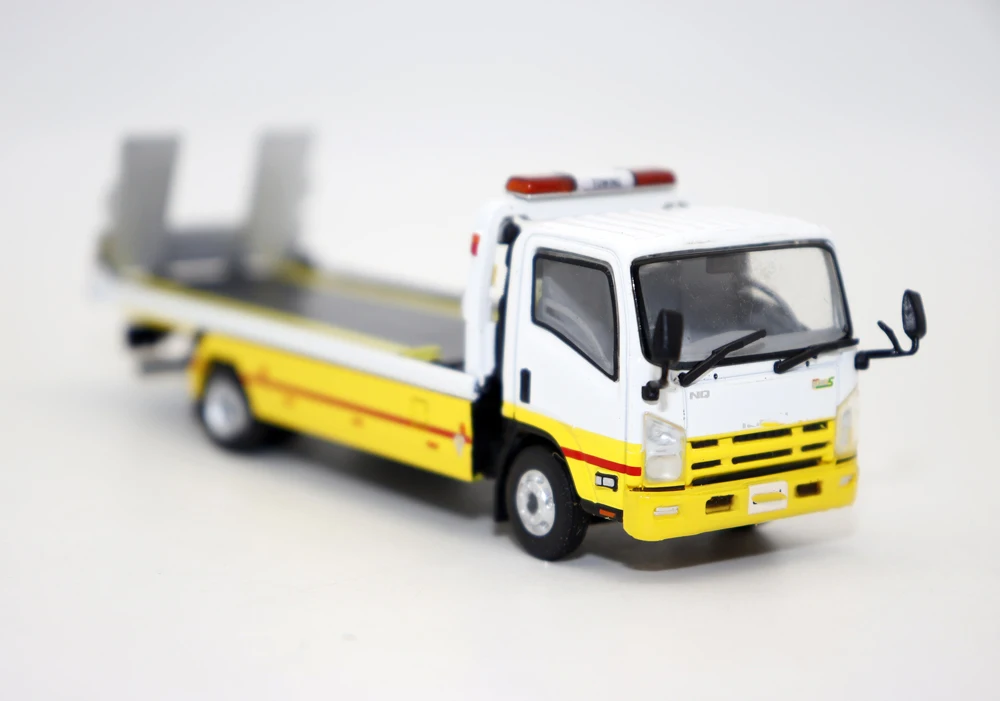 TINY 1/76 Flatbed Tow Truck Transportation Dicast Alloy Toy Cars For Collection Display Gifts