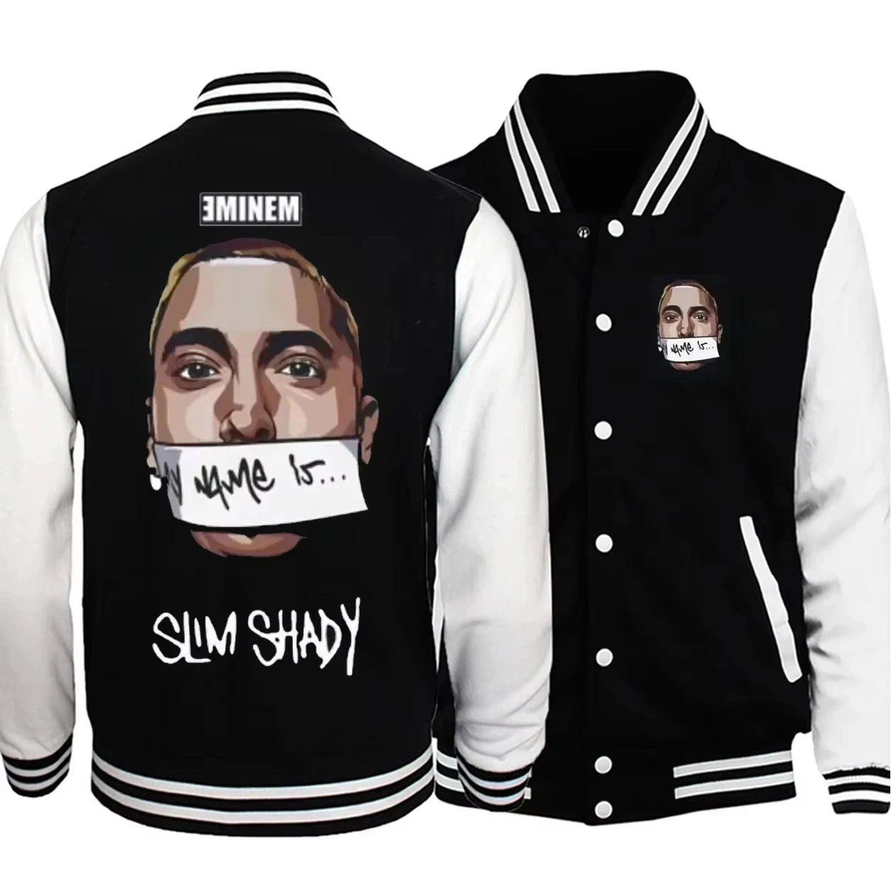 

2025 New Fashion Loose Pop Singer Fashion Baseball Clothing Fashion Pop Baseball Jacket Men's Casual Comfort Jacket Popular Top