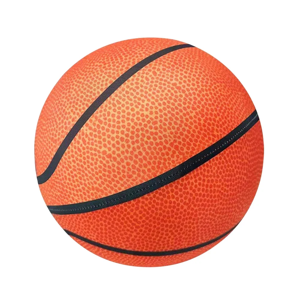 18/21/24cm Silent Basketball High-Resilience Bouncing Mute Ball Size 3/5/7 Quiet Basketball for Various Indoor Activities
