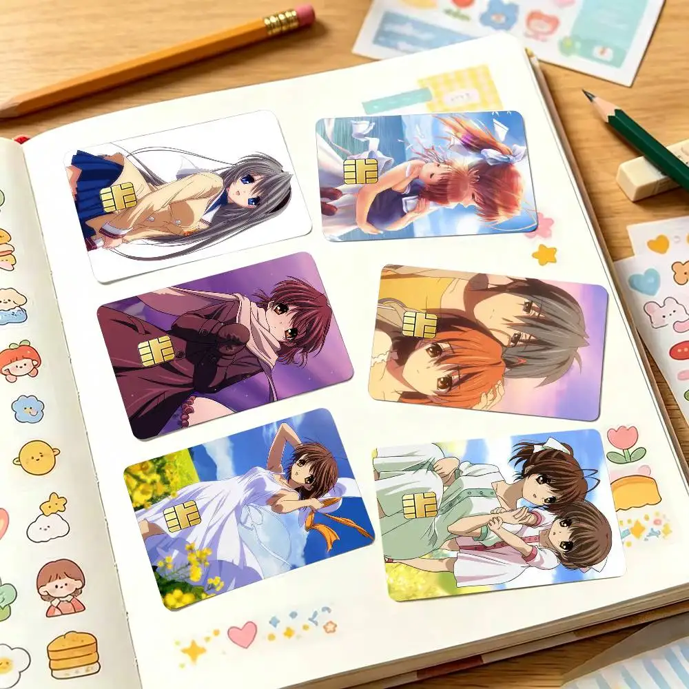 

C-Clannad After S-Story Credit Card HD Stickers Game Card Decal Small Chip Waterproof Sticker Gift