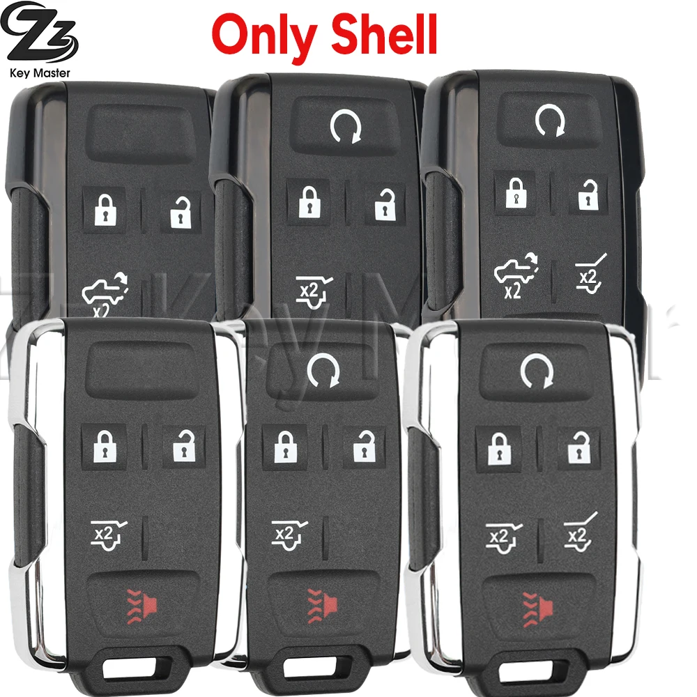 Zz 3/4/5/6BTN Car Key Case for GMC Yukon XL Chevrolet Tahoe Suburban Sierra Silverado Remote Key FOB Shell Housing M3N-32337100