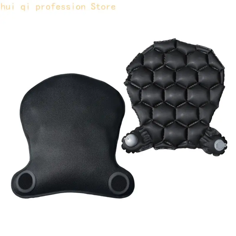 Motorrad-Sitzpolster mit Stoffbezug und aufgeblasenen TPU-Abschnitten, zusätzliche Sitzunterstützung für Pendler – Detail 9