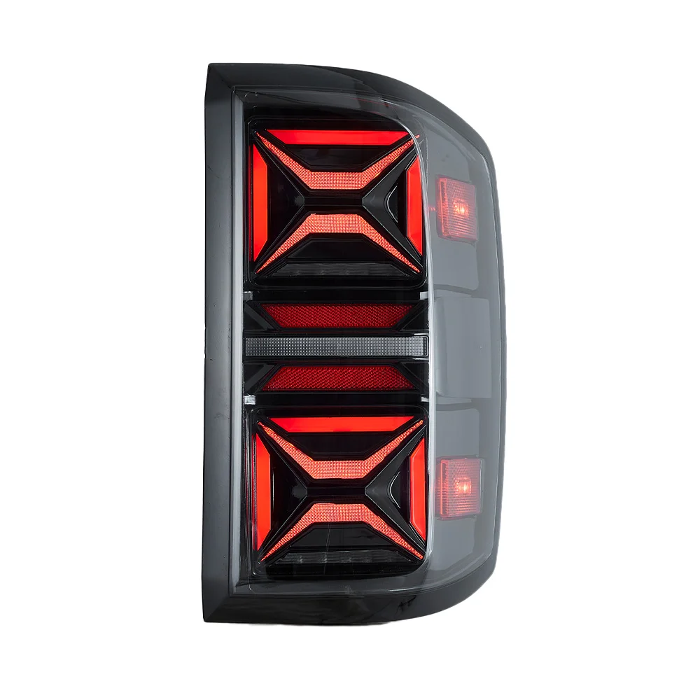 

ATV&UTVCar Taillights Assembly for GMC Sierra 2014-2018 LED Auto Back Lamps 12V New Upgrade High Quality Plug and Play Tool Acce