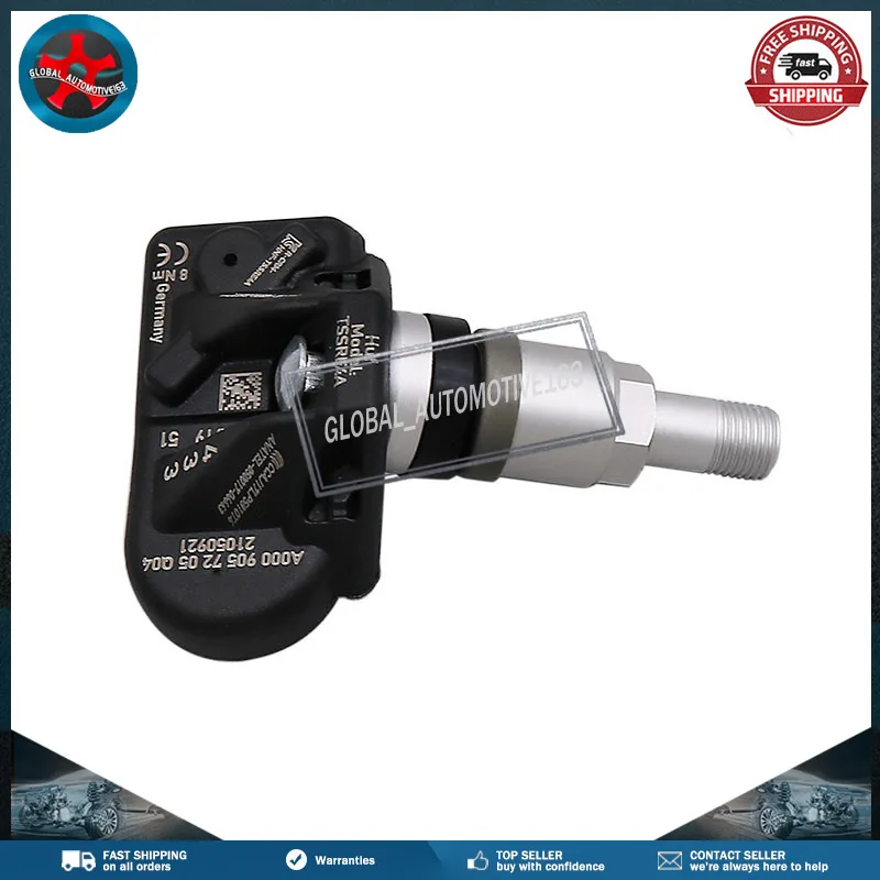 A0009057205 tpms sensor de pressão dos pneus 433mhz para 2019-2020 mercedes benz sprinter 1500 2500