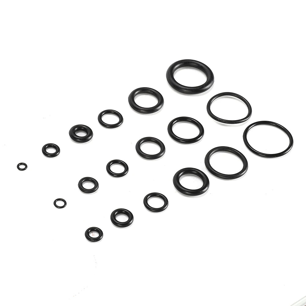 Brand New Suitable Supply Useful Rubber O-ring Replacement Rubber Sealing Set Tools 225Pcs Accessory Assort Gadget