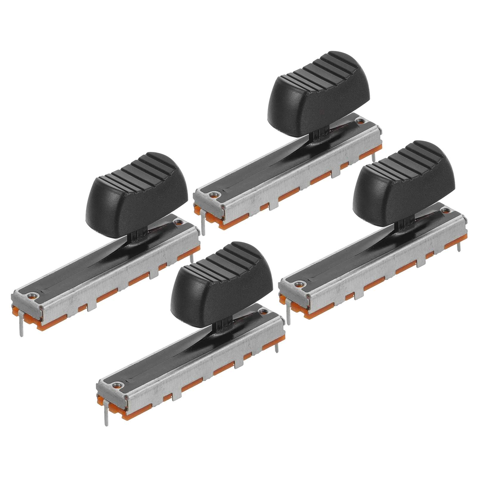 

4 Pcs Potentiometer Switch Linear Slide Switched Potentiometers Tool Precision Stereo Audio