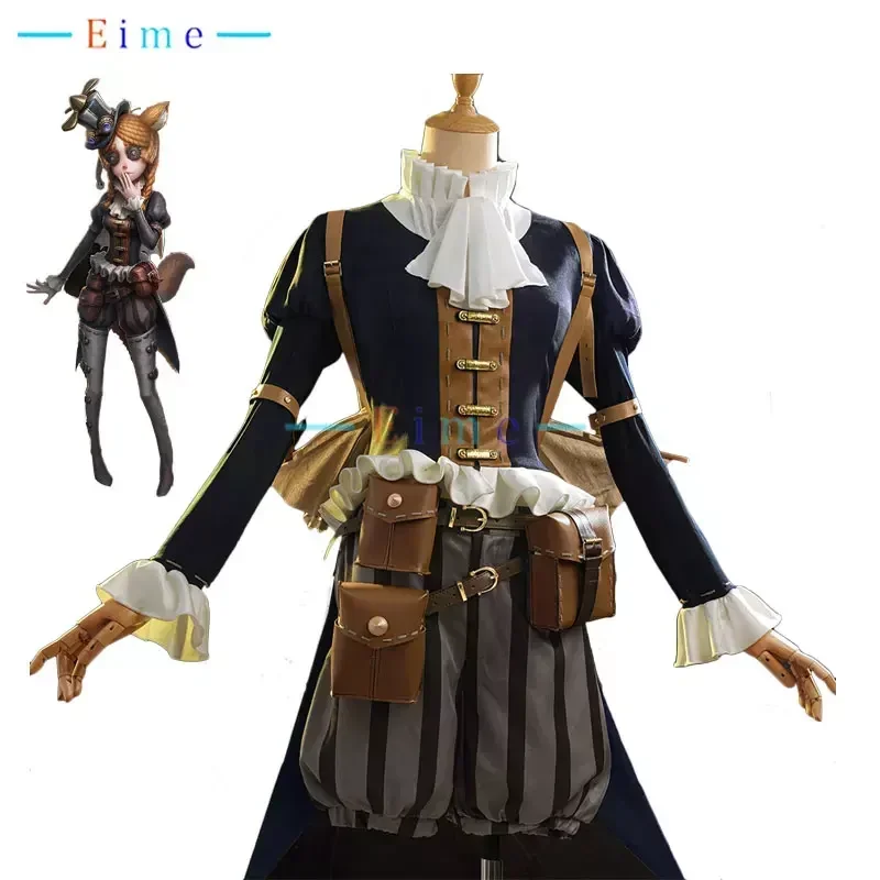 Game Identity V Toy Merchant Anne Lester Cosplay Costume Party Suit Top Pants Bag Halloween Uniforms Anime Clothing Custom Made