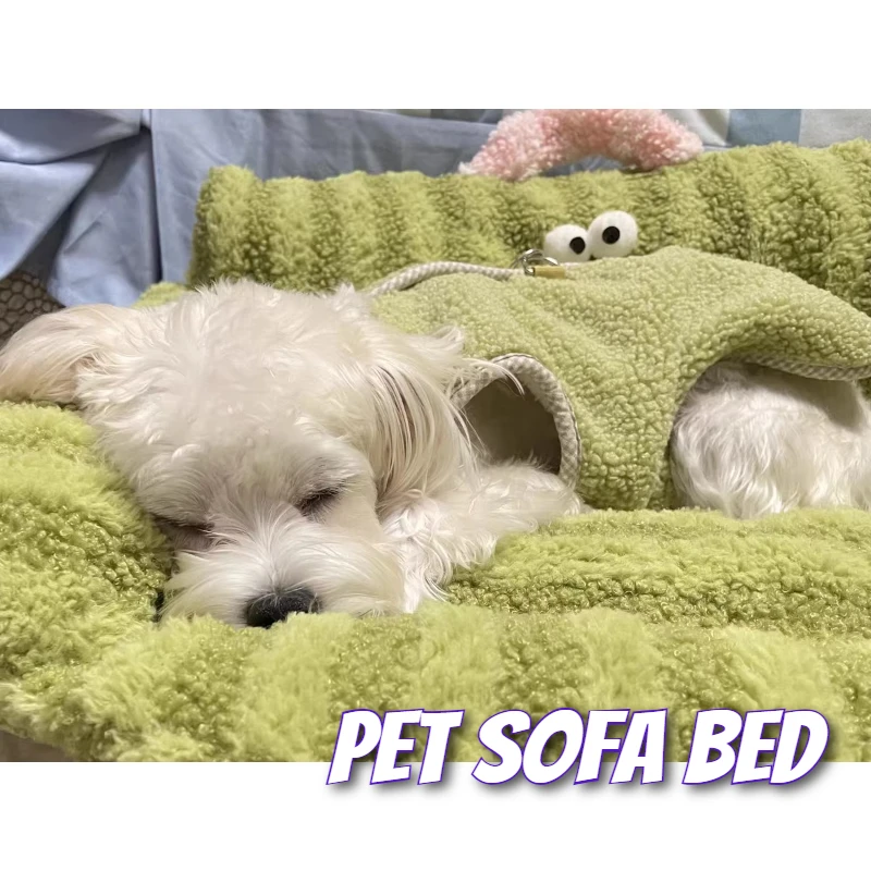 Puppy special sofa kennel winter warm pet Internet celebrity cat nest small dog dog sleeping mat cushion winter bed