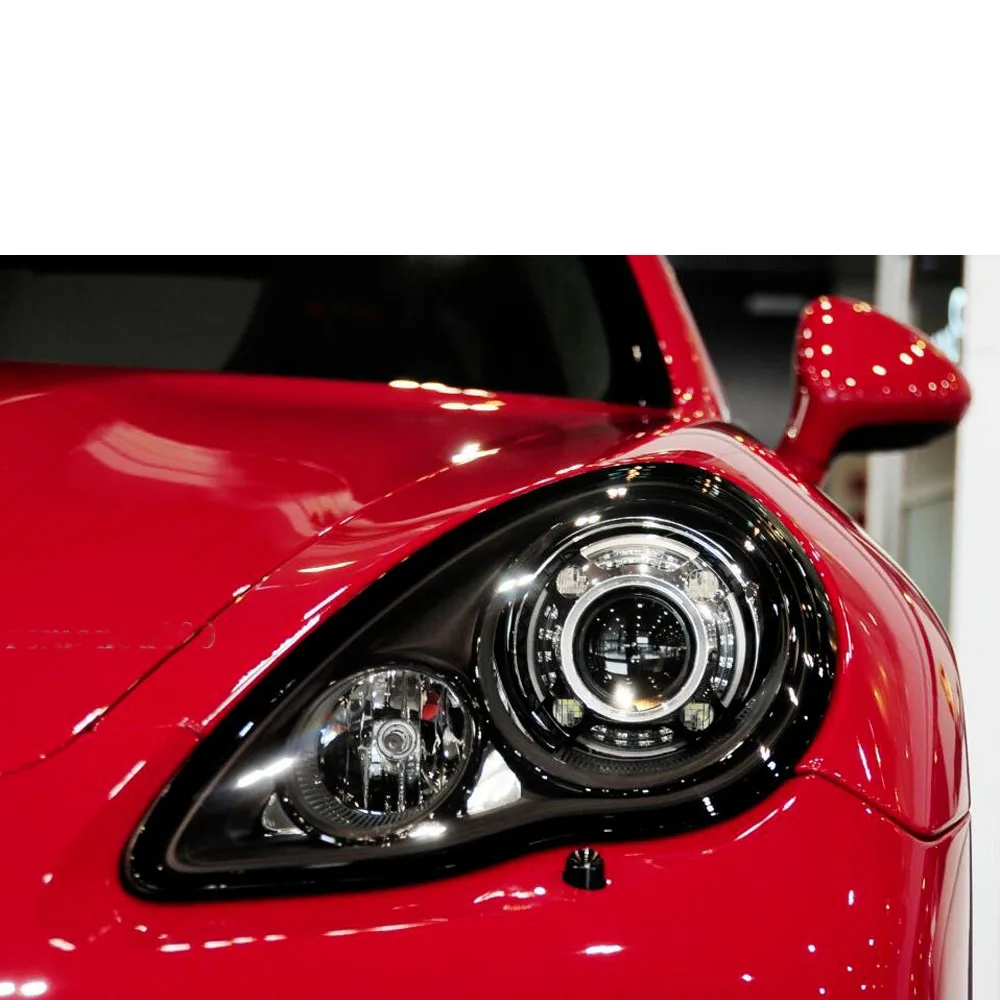 Car Front Headlight Cover For Porsche panamera 20112012 2013 Headlamp Lampshade Lampcover Head Lamp light Cover Glass Lens Shell