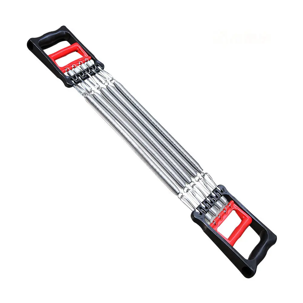 5-스프링 체스트 익스팬더 조절 가능한 두꺼운 탄성 튜브 친환경 미끄럼 방지 핸들 근육 훈련 장비 체스트 풀러