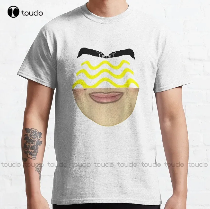 Cat Meme - The Most Beautiful Smile Classic T-Shirt Black And White Shirt Tee T Shirts Digital Printing Breathable Cotton Retro