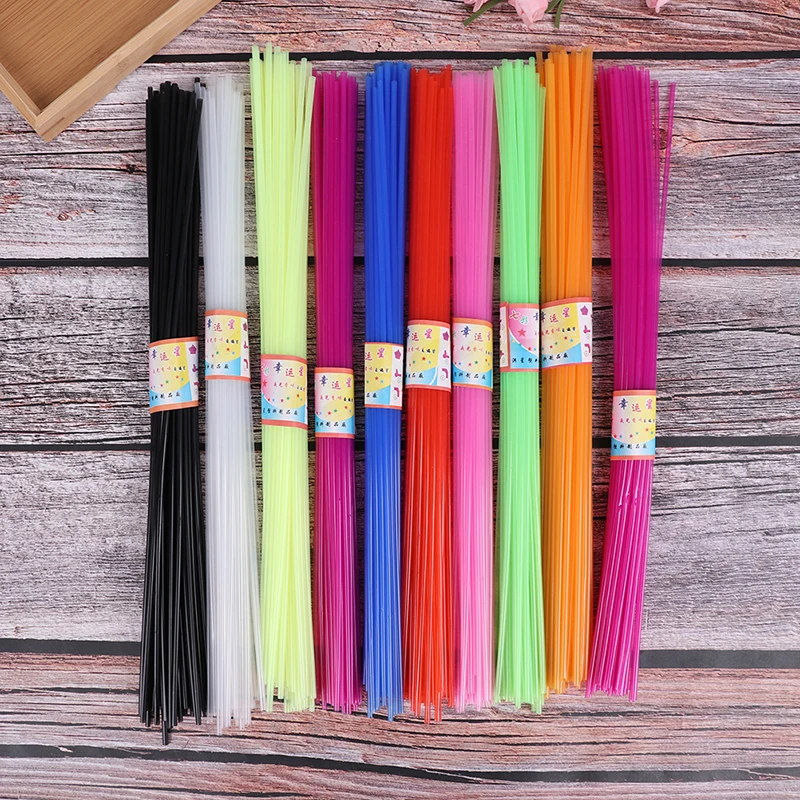 [YU] 350 pièces enfants bricolage étoile pliée paille en plastique chanceux Tube Transparent Origami
