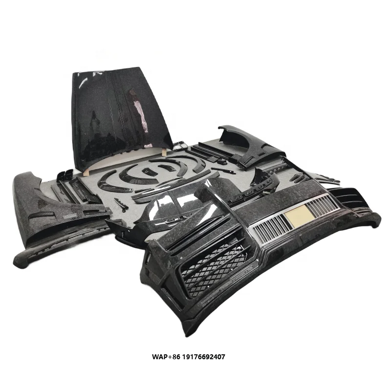 M Style Forged Dry Carbon Fiber Front Bumper Side Skirt Hood Fender Spoilers for Rolls-Royce Cullinan M Bodykit