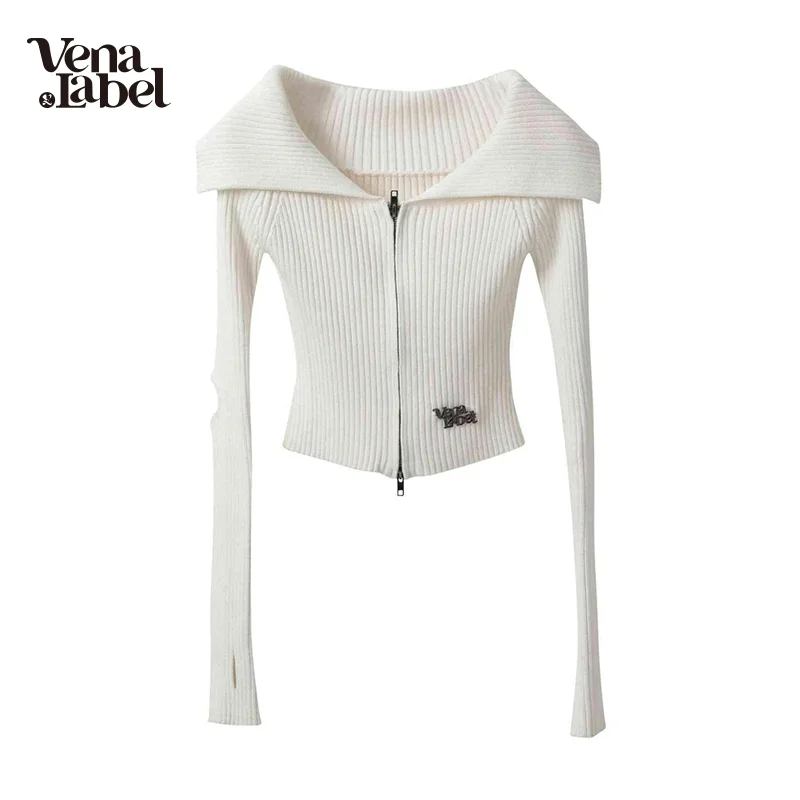 

Женский трикотажный кардиган на одно плечо, с длинным рукавом