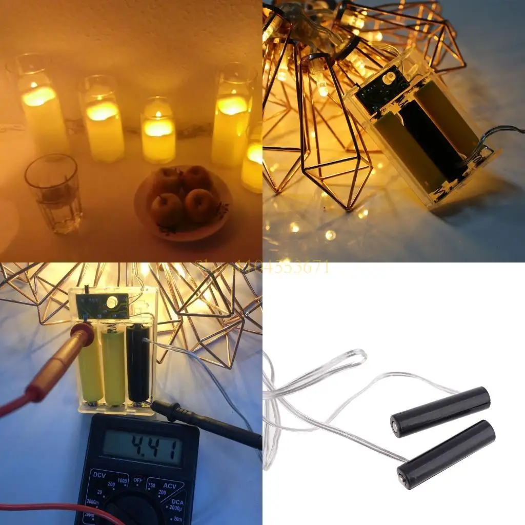 Best Seller for Ten AA AAA Battery Replace 2x 3x AA AAA Battery Cable for Holiday LED Light Lamp Electric UK Plug