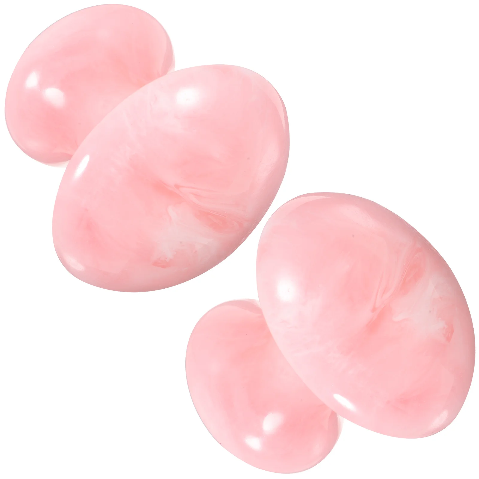 2Pcs Mushroom Shaped Resin Facial Massager Tool Multi-Function Face Scraping Massage Stone Gift Face Massager Massage Tool