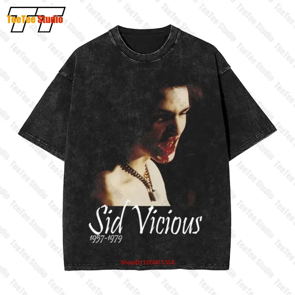 Sid Vicious Sex Pistols Vintage Oversized T-Shirt L2PP