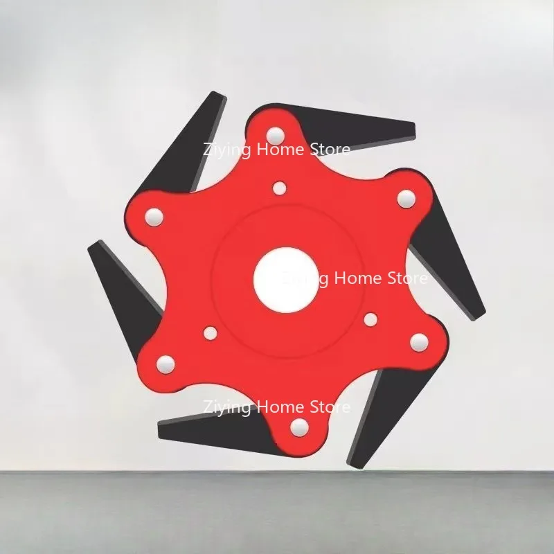 Suitable for Lawn Mower Blades, Thickened Manganese Steel Grass Head, Six Blade Blades