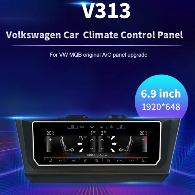 Car Climate Control Panel For VW MQB original A/C panel upgrade