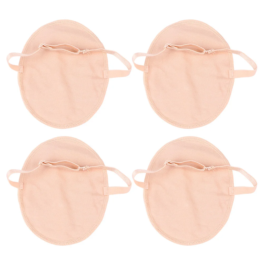 2Pairs منصات العرق تحت الإبط امتصاص القطن مضاد للتعرق وسائد الصيف مكافحة العرق التصحيح للقمصان البلوزات تي شيرت