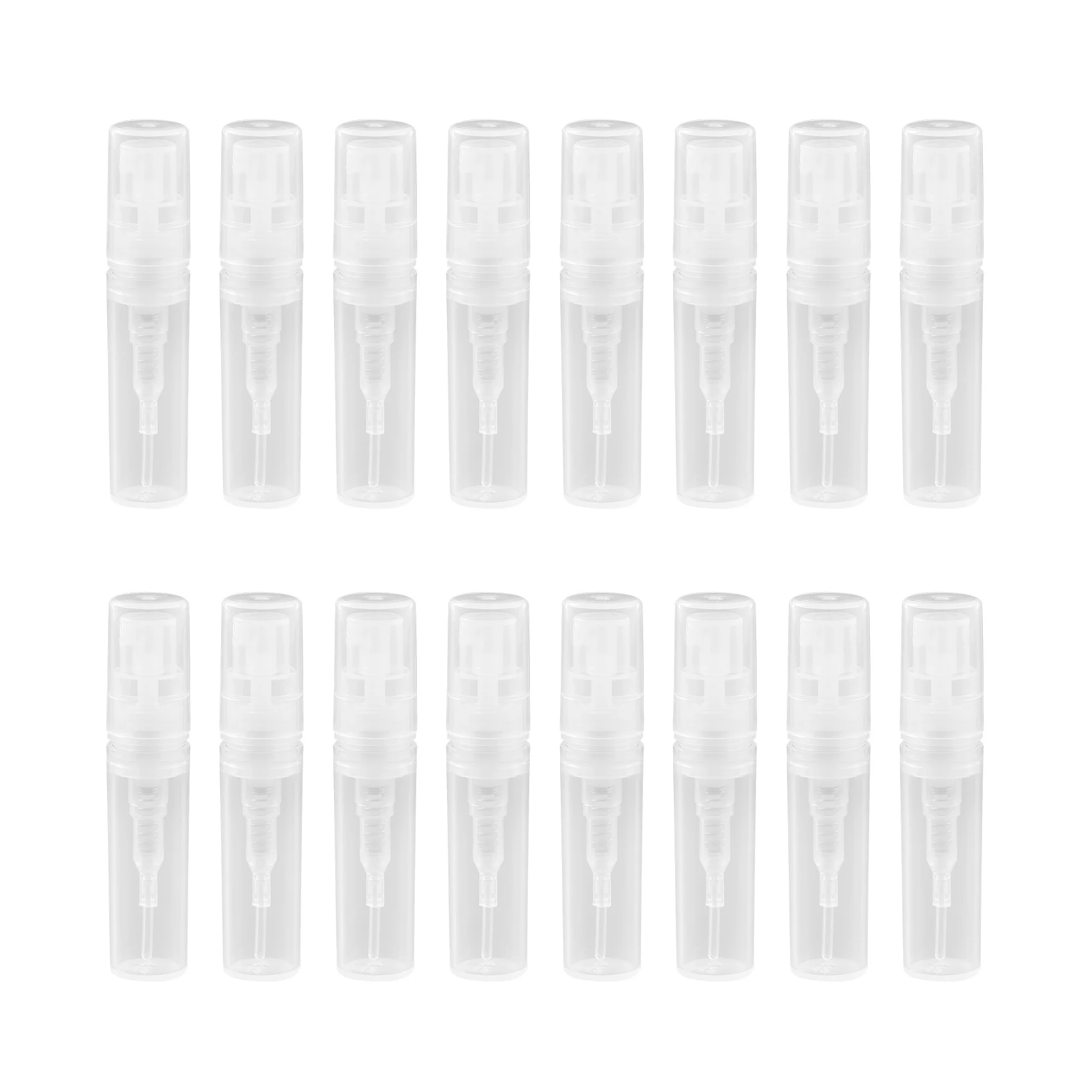 

B92A 1000Pcs 2ML Transparent Plastic Spray Bottle Small Cosmetic Packing Atomizer Perfume Bottles