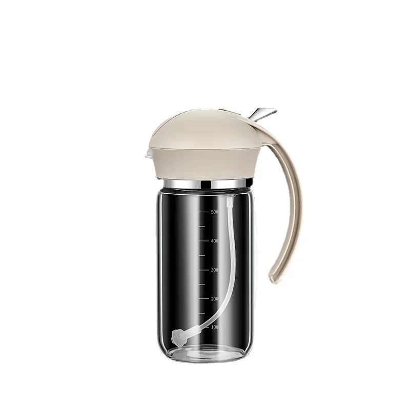 Oil Spray Bottle Kitchen Household Pot Glass Leak Proof Tank Spray Type Pour Dual Purpose Bottle Oil Spray Pot