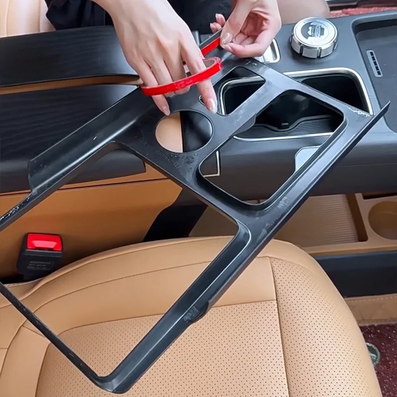For Chery iCar iCaur V27 V 27 2026 LHD Center console Front cup holder Panle trim frame decorative Cover Accessories Interior