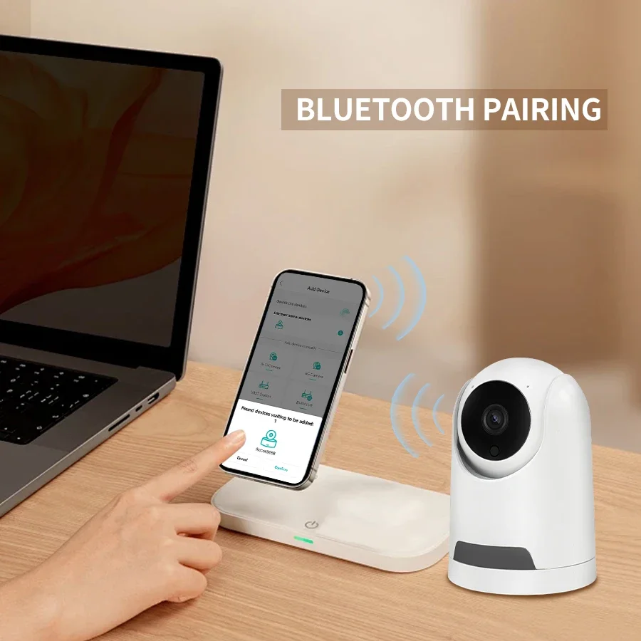 8MP ICSEE Wifi kamera bezpieczeństwa wewnętrzna kamera monitorująca dwukierunkowa detekcja ruchu Audio automatyczne śledzenie niania elektroniczna baby monitor kamera wideo