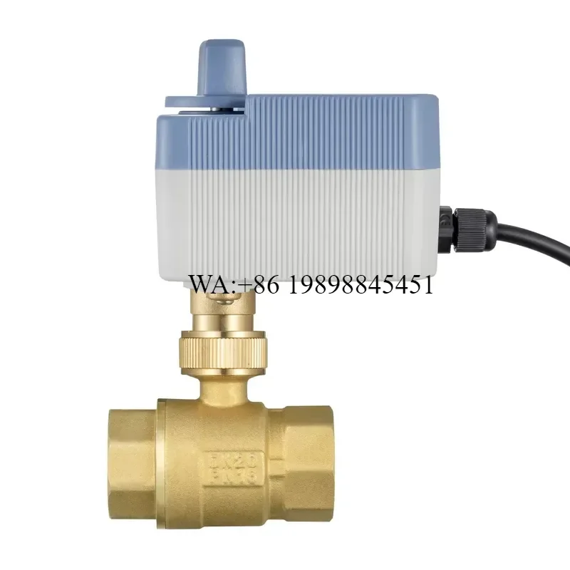 WMWMNU IP65 Waterproof 220V 2 Way 3 Wire 1 Control Brass Ball Valve Manual Switch Irrigation Remote Control CE Certified