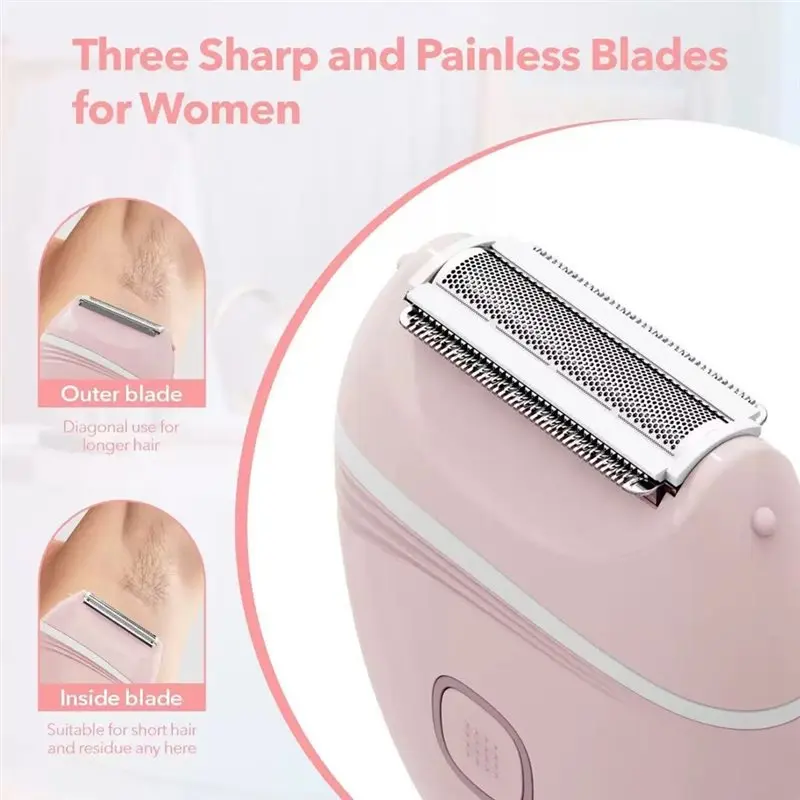 YANA35R Multi Functional Electric Shaver Blades Painless For Silk Skin Women's Shaver USB Charging