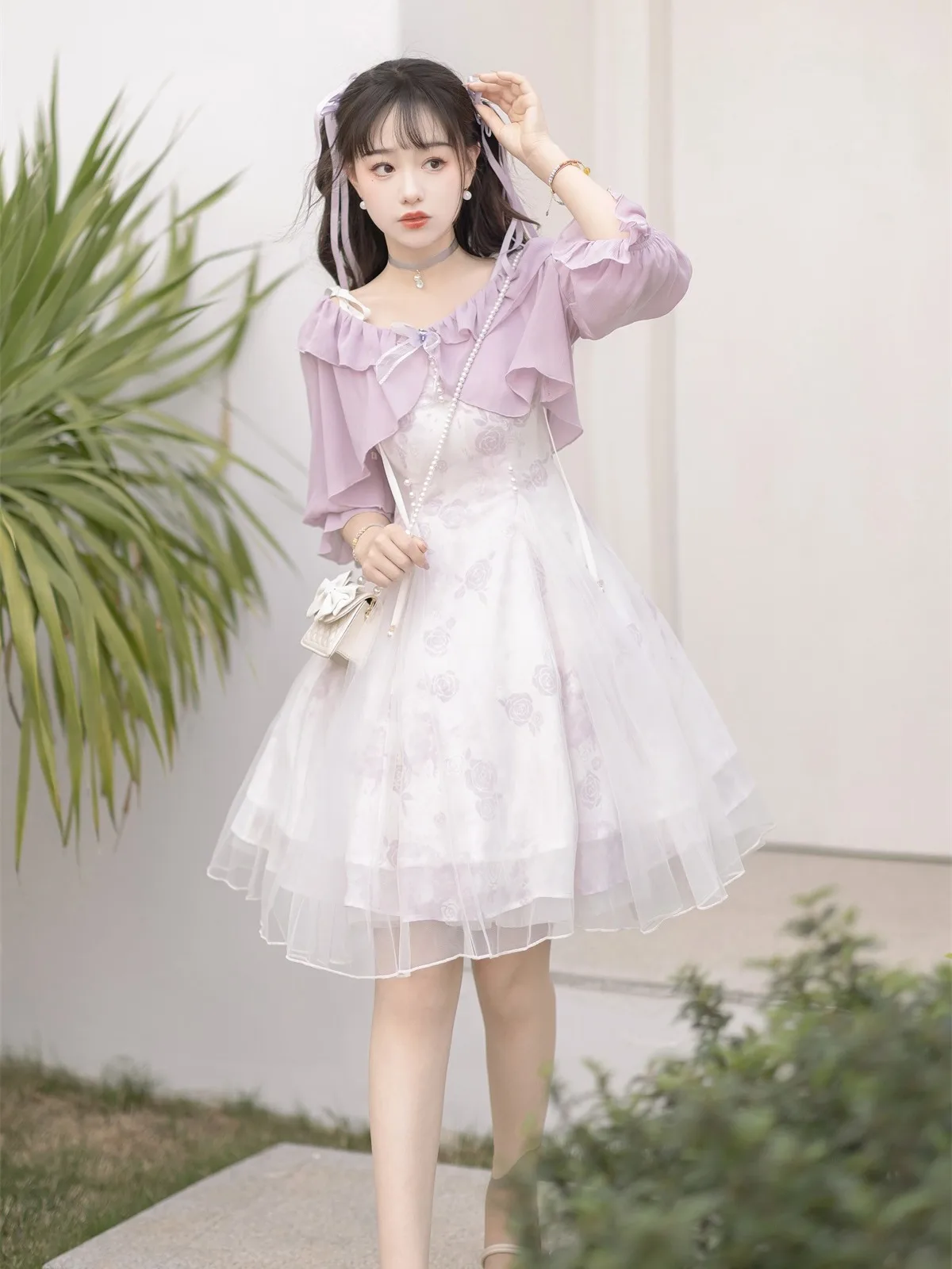 Glamourous Xiong【Bloom And Sniff】Lolita Dress Set Women's Autumn Daily Lolita Girl Skirt Traditional Chinese Style Polyester ...