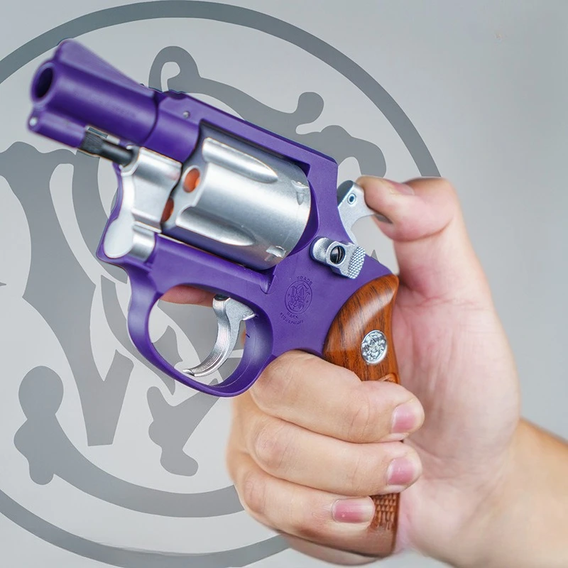 M36 revolver soft-bullet mechanical rapid-fire metal cylinder