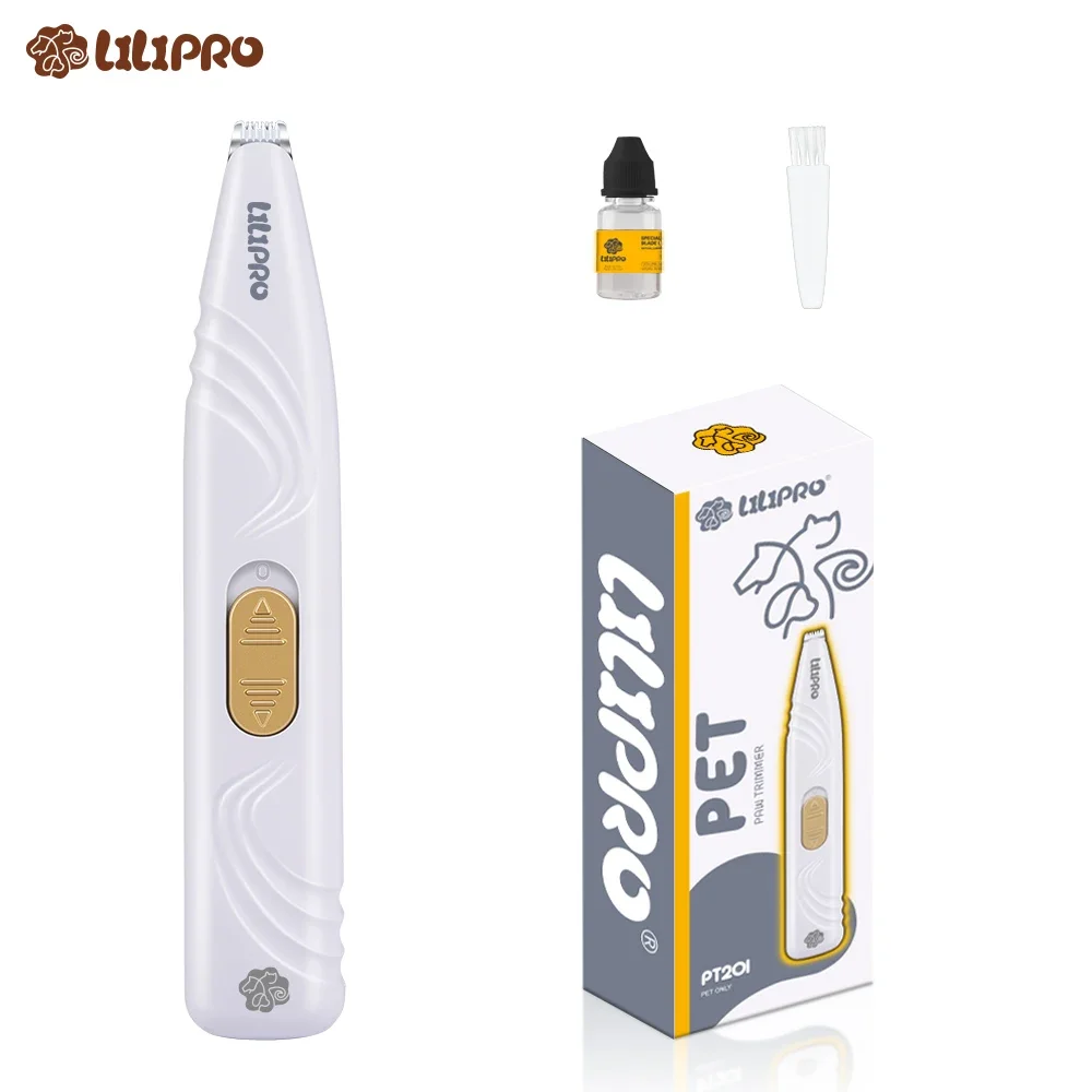 CANBOUN LILIPRO Professional PT201 Battery Version Pet Grooming Trimmer Low Noise Cat And Dog Paw Trimmer With Ceramic Blade