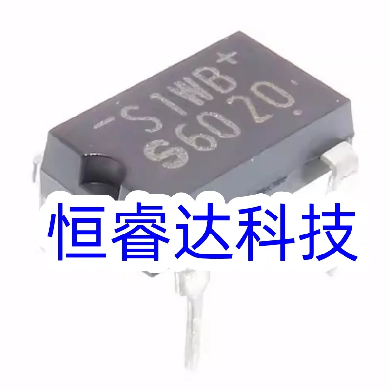 10PCS New Original S1WBS60 S1WB S1NB60 1A 600V Direct DIP/patch SOP4A 600V Rectifier Bridge Square Bridge