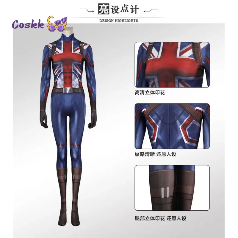 

Peggy Carter Cosplay Captain Costume Halloween Masquerade Women Outfit With Accessories Team Leader Uniform Suit Clothing