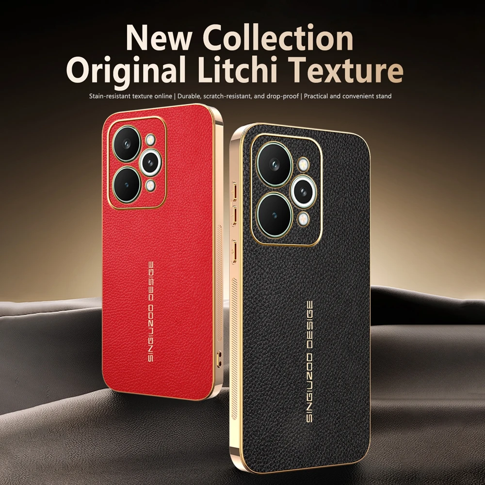 Lychee Leather Elec…