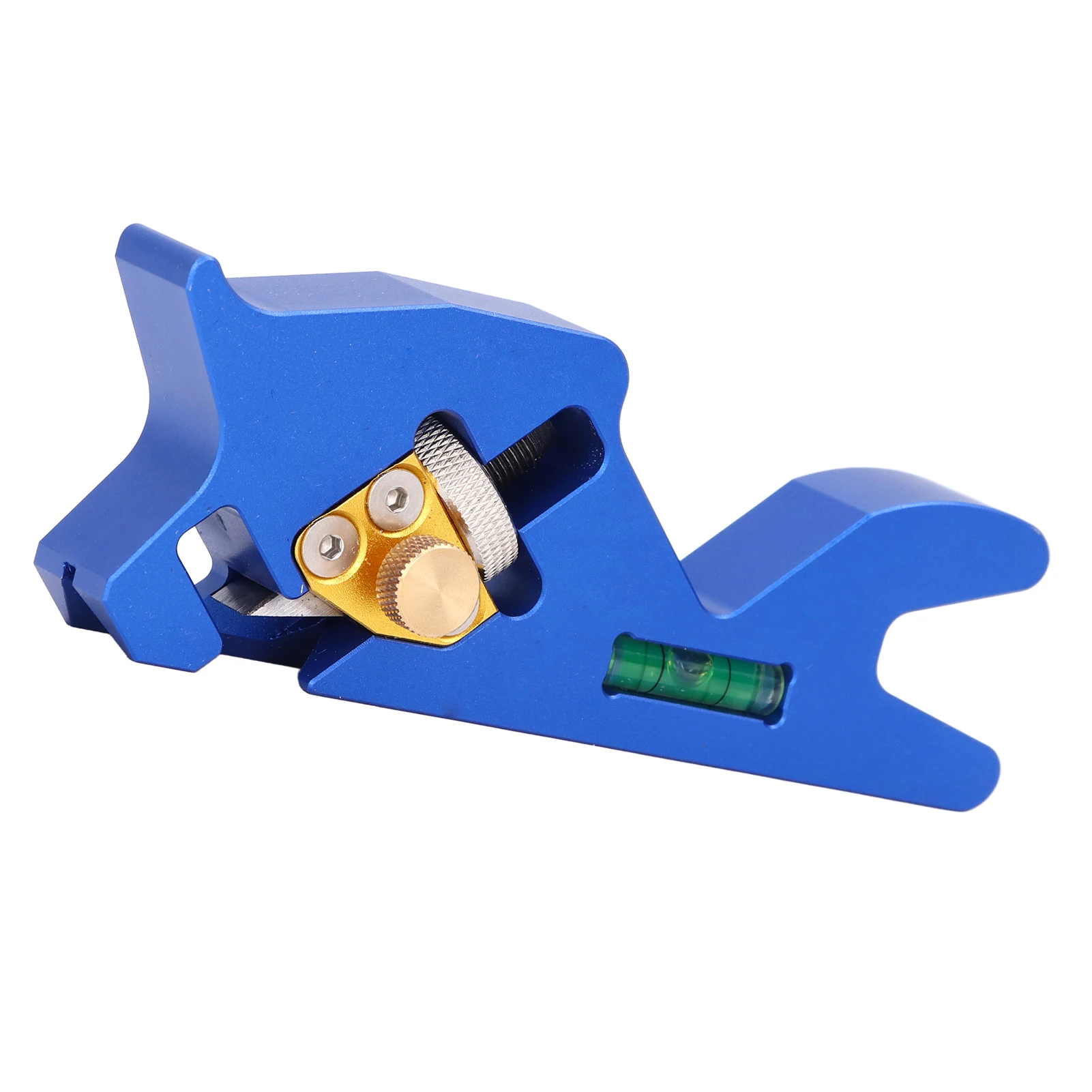 Hand Planer Chamfer Plane 45 Degree Chamfer HSS Blade Woodworking Edge Plane Bubble Level Aluminum Body Chamfering Tool