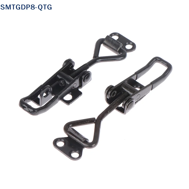 Toggle Latch Catch Toggle Clamp Adjustable Cabinet Boxes Lever Handle Lock Hasp For Home Sliding Door Furniture Hardware