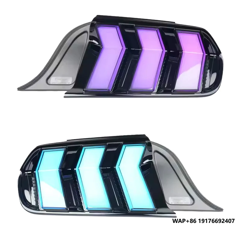 

for ‘Ford Mustang 2015 2016 2022 Tail Light Taillight Car Accessories Upgrade LED RGB Taillamp Sighnal Turn Rear Lights