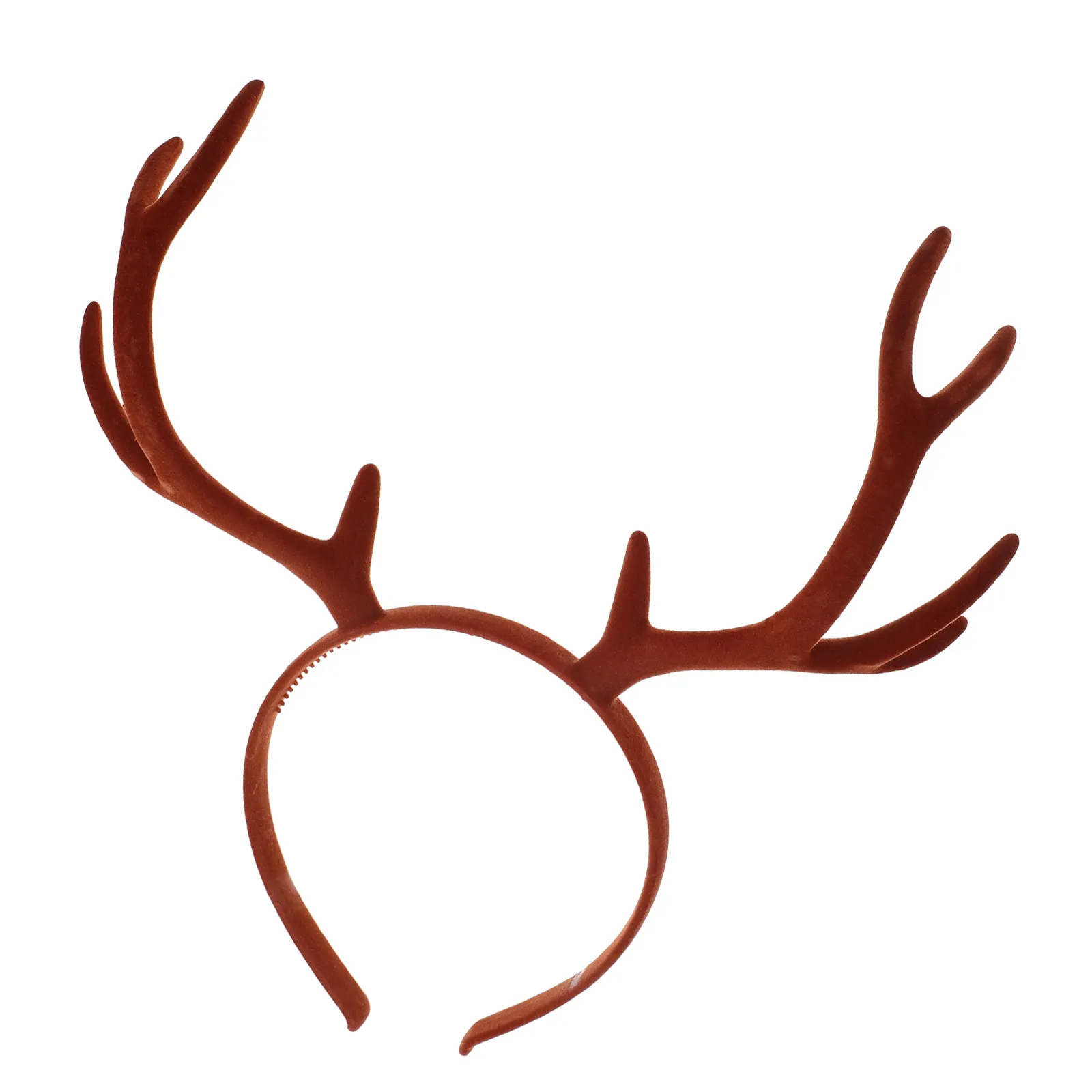 Black Reindeer Antlers Headband PVC Material Sturdy Lightweight Halloween Party Hairband Women Girls Festival Hair Accessories