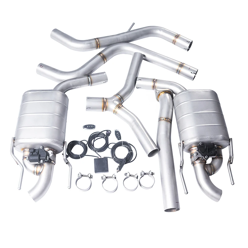 

[Custom product] For 13 Cadillac XTS 2.0T/3.6L Catback SS 304 butt to the original car exhaust port exhaust system muffler tube
