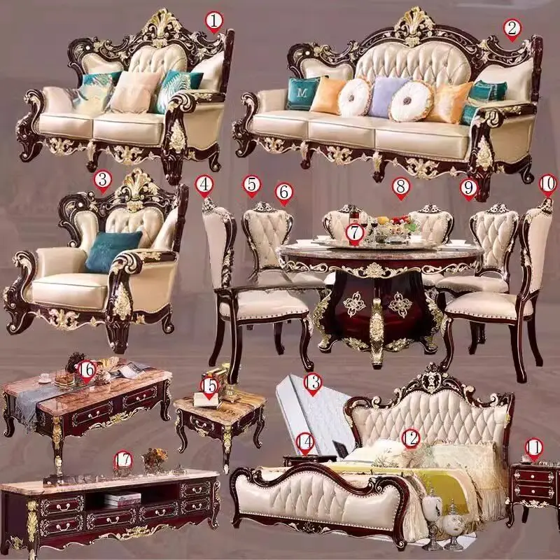 Leather Aesthetic Living Room Set Memory Foam Oversized Modern Living Room Sofas Luxury Loveseat Divano Gonfiabile Furniture